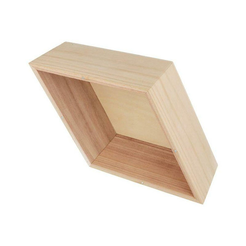 Artemio - Etagère en bois losange x 3 - 34,5 x 20 x 10,5 cm Artemio  - Etagere 20 cm