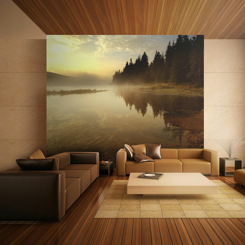 Artgeist - Papier peint - Forêt et lac [400x309] Artgeist  - Revêtement sol & mur