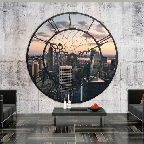 Artgeist - Papier peint - NYC Time Zone [343x270] Artgeist  - Revêtement sol & mur
