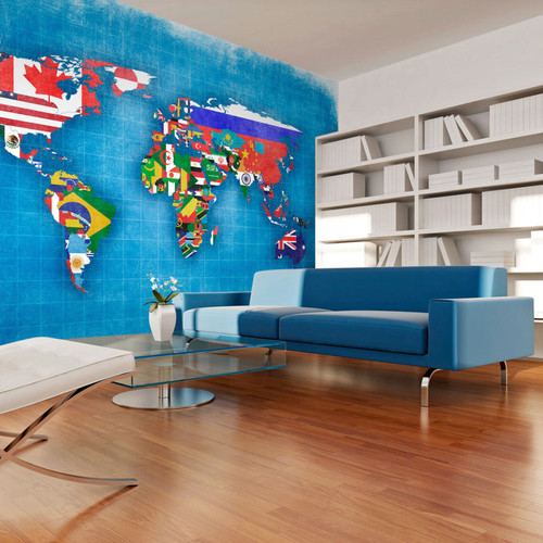 Artgeist - Papier peint - Flags of countries [200x154] Artgeist  - Revêtement sol & mur