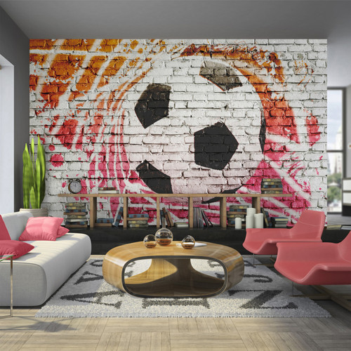 Artgeist - Papier peint - Street football [250x175] Artgeist  - Revêtement sol & mur