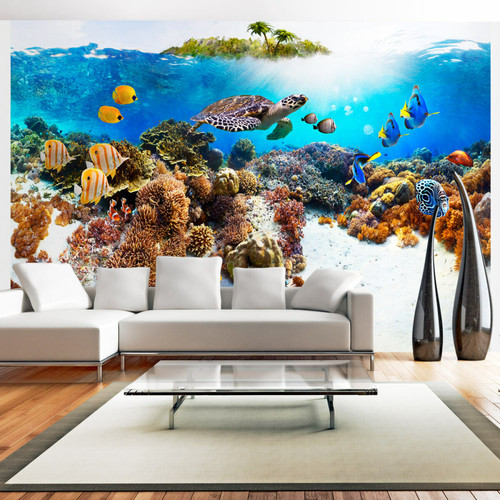 Artgeist - Papier peint - Cay [300x210] Artgeist  - Revêtement sol & mur