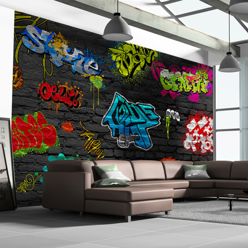 Artgeist - Papier peint - Graffiti wall [196x140] Artgeist  - Revêtement sol & mur