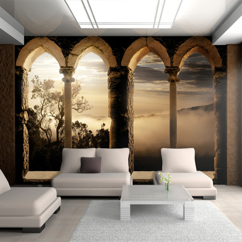 Artgeist - Papier peint - Mountain monastery [392x280] Artgeist  - Revêtement mural intérieur