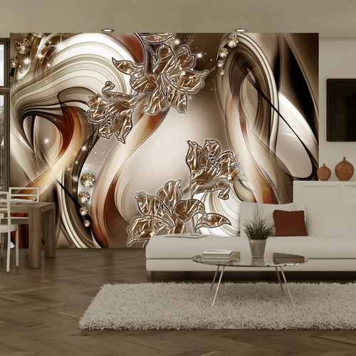 Artgeist - Papier peint -  Brown Symphony [100x70] Artgeist  - Revêtement mural intérieur