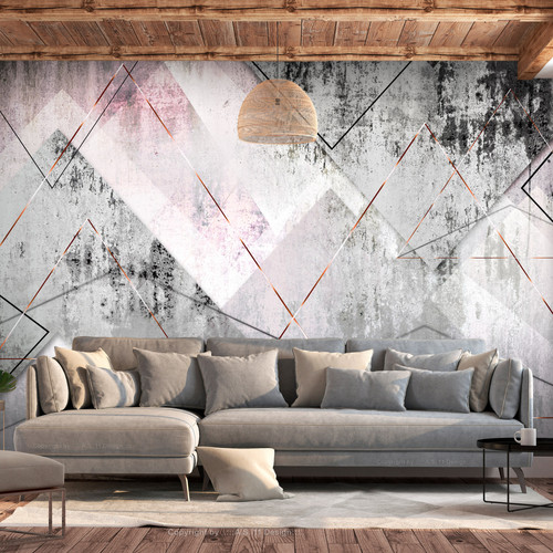 Artgeist - Papier peint - Triangular Perspective [100x70] Artgeist  - Revêtement sol & mur