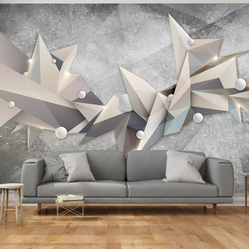 Artgeist - Papier peint - Geometrical Constellation [98x70] Artgeist  - Papier peint déco Papier peint