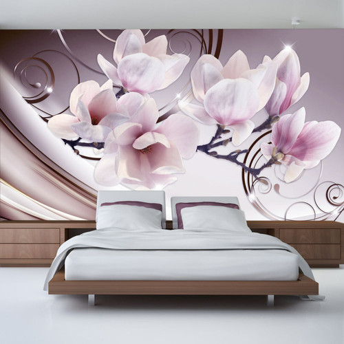 Artgeist - Papier peint - Meet the Magnolias [150x105] Artgeist  - Revêtement sol & mur