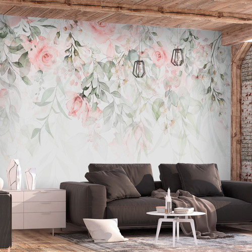 Artgeist - Papier peint - Waterfall of Roses - First Variant [300x210] Artgeist  - Revêtement mural intérieur