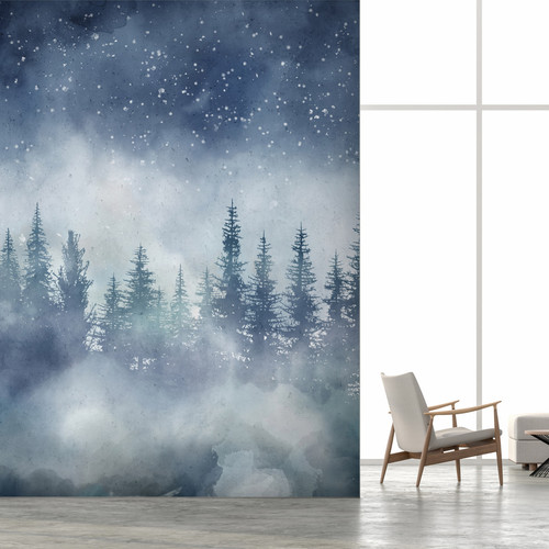 Artgeist - Papier peint - Winter Forest [196x140] Artgeist  - Artgeist