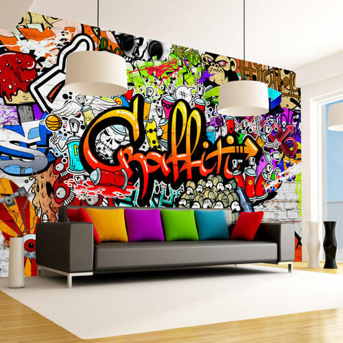 Artgeist - Papier peint - Colorful Graffiti [294x210] Artgeist  - Revêtement sol & mur