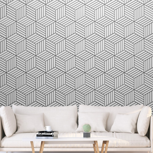 Artgeist - Papier peint - Hexagons in Detail [100x70] Artgeist  - Revêtement mural intérieur