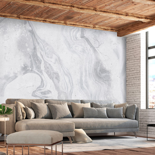 Artgeist - Papier peint - Cloudy Marble [200x140] Artgeist  - Revêtement sol & mur