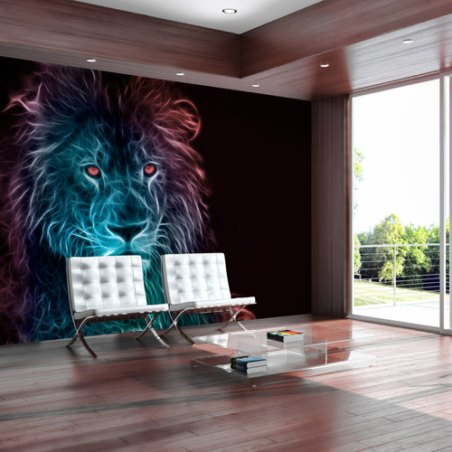 Artgeist - Papier peint - Abstract lion - rainbow [150x105] Artgeist  - Revêtement sol & mur