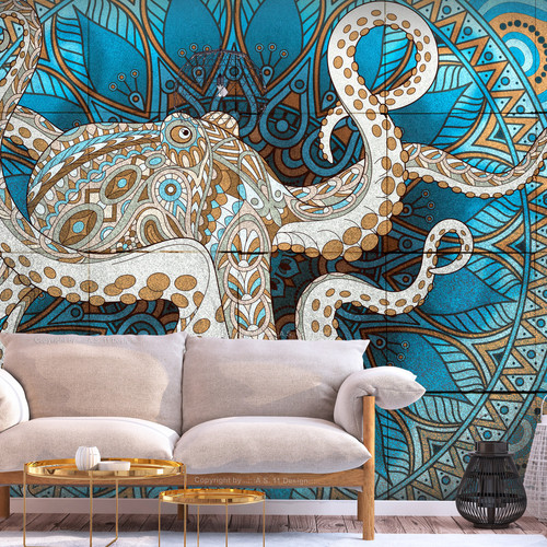Artgeist - Papier peint - Zen Octopus [300x210] Artgeist  - Revêtement sol & mur