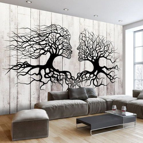 Artgeist - Papier peint - A Kiss of a Trees [245x175] Artgeist  - Papier peint