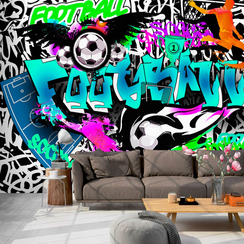 Artgeist - Papier peint - Sports Graffiti [98x70] Artgeist  - Revêtement mural intérieur