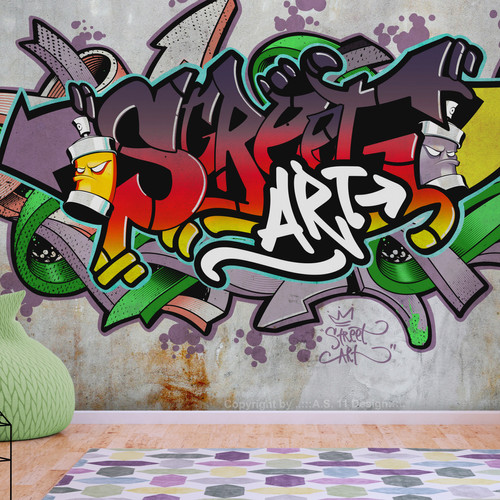 Artgeist - Papier peint - Street Classic (Reggae Colours) [400x280] Artgeist  - Papier peint déco Papier peint