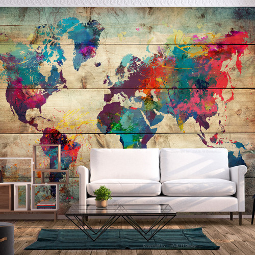 Artgeist - Papier peint - Multicolored Nature [250x175] Artgeist  - Revêtement mural intérieur