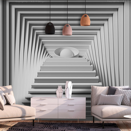 Artgeist - Papier peint - Quadrangle Depth [200x140] Artgeist  - Revêtement mural intérieur