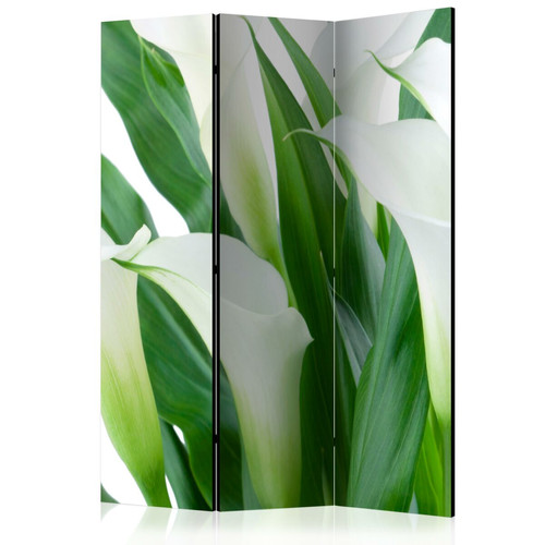 Artgeist - Paravent - bunch of flowers - callas [Room Dividers] [135x172] Artgeist  - Paravent bambou Paravents