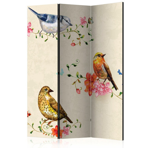 Artgeist - Paravent - Bird Song [Room Dividers] [135x172] Artgeist  - Paravents