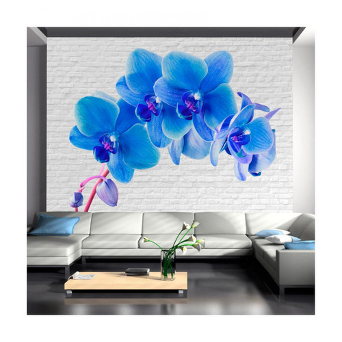 Artgeist - Papier peint -  Blue excitation [350x245] Artgeist - Revêtement sol & mur