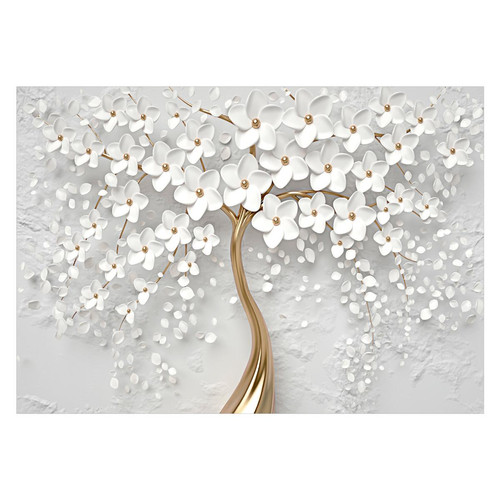 Artgeist - Papier peint Magnolia blanc - 300 x 210 cm - Revêtement mural intérieur Artgeist