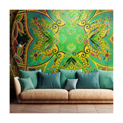 Artgeist - Papier peint - Mandala: Emerald Fantasy [350x245] Artgeist  - Papier peint