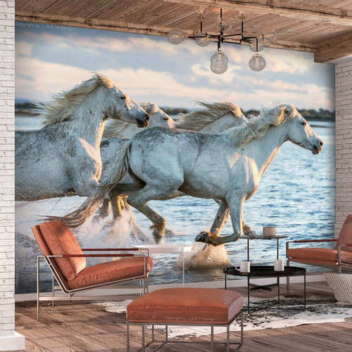 Artgeist - Papier peint - Wild Race 100x70 cm Artgeist  - Revêtement mural intérieur Artgeist