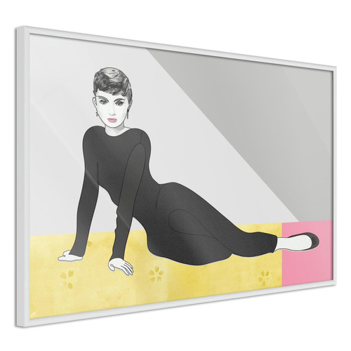 Artgeist - Poster et affiche - Elegant Audrey 45x30 cm - Affiches, posters