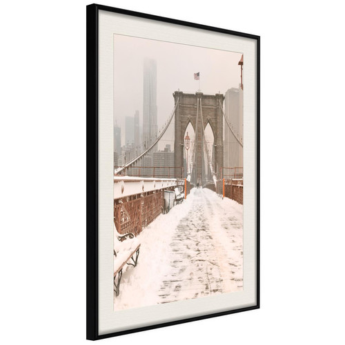 Artgeist - Poster et affiche - Winter in New York 40x60 cm Artgeist  - déco New York Décoration