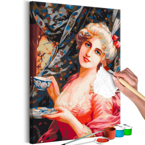 Artgeist - Tableau à peindre par soi-même - Tea Time 40x60 cm Artgeist  - Tableaux, peintures