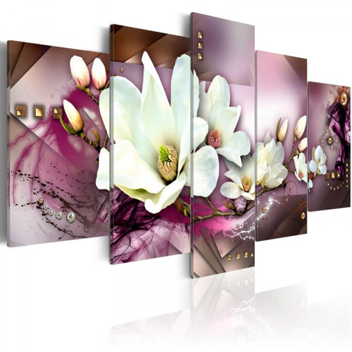 Artgeist - Tableau - Abstraction attirant avec orchidée .Taille : 100x50 - Tableaux, peintures