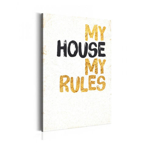 Artgeist - Tableau - Ma maison: My house, my rules 80x120 Artgeist   - My house