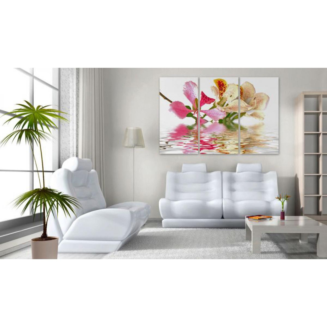 Artgeist Tableau - Orchid with colorful spots .Taille : 90x60