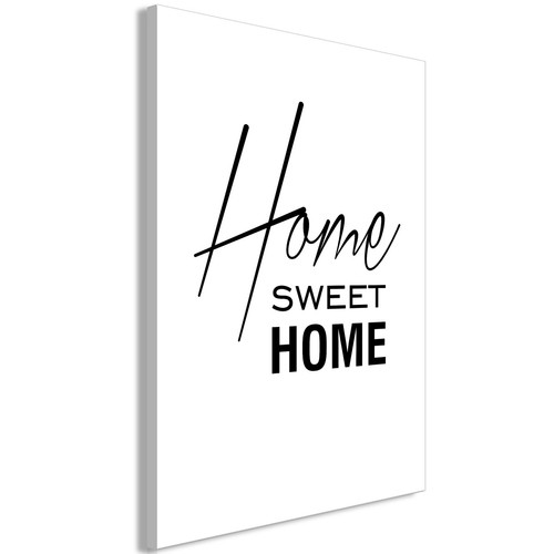 Artgeist - Tableau - Black and White: Home Sweet Home (1 Part) Vertical [60x90] Artgeist  - tableau xxl Tableaux, peintures