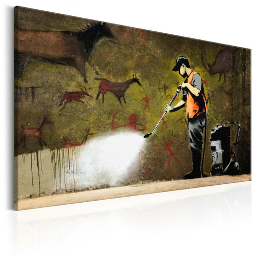 Artgeist - Tableau - Cave Painting by Banksy [30x20] Artgeist  - Tableaux, peintures