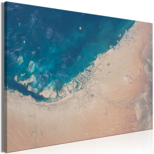 Artgeist - Tableau - Dubai from the Satellite (1 Part) Wide [30x20] Artgeist  - Artgeist