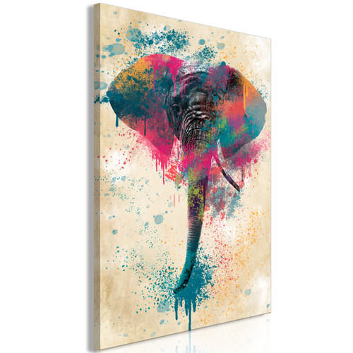 Artgeist - Tableau - Elephant Trunk (1 Part) Vertical [20x30] Artgeist  - Tableau peinture elephants