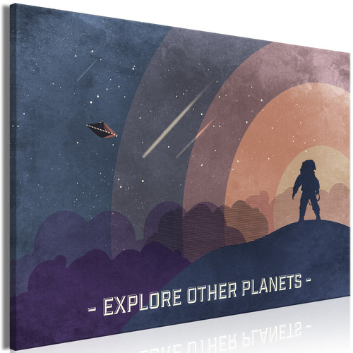 Artgeist - Tableau - Explore Other Planets (1 Part) Wide [120x80] Artgeist  - Tableaux, peintures