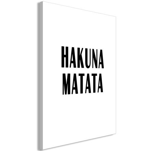 Artgeist - Tableau - Hakuna Matata (1 Part) Vertical [20x30] Artgeist  - Décoration