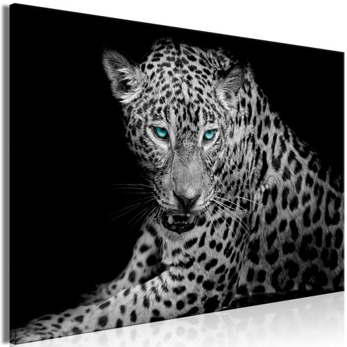 Artgeist - Tableau - Leopard Portrait (1 Part) Wide [120x80] Artgeist  - Décoration