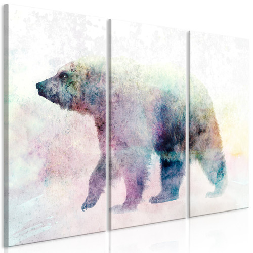 Artgeist - Tableau - Lonely Bear (3 Parts) [90x60] Artgeist  - Décoration