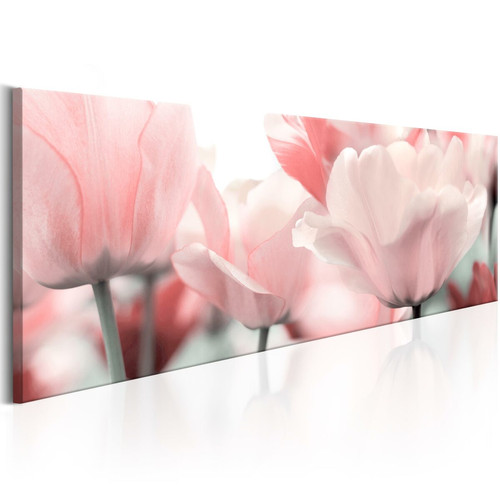 Artgeist - Tableau - Pink Tulips [120x40] Artgeist  - Décoration