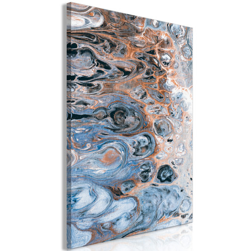 Artgeist - Tableau - Sienna Blue Marble (1 Part) Vertical [80x120] Artgeist  - Tableaux, peintures