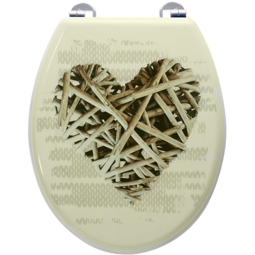 Arvix - Abattant de toilette en Bois compressé MDF Charnière métal Siege WC Universel Arvix  - Abattant  WC Standard