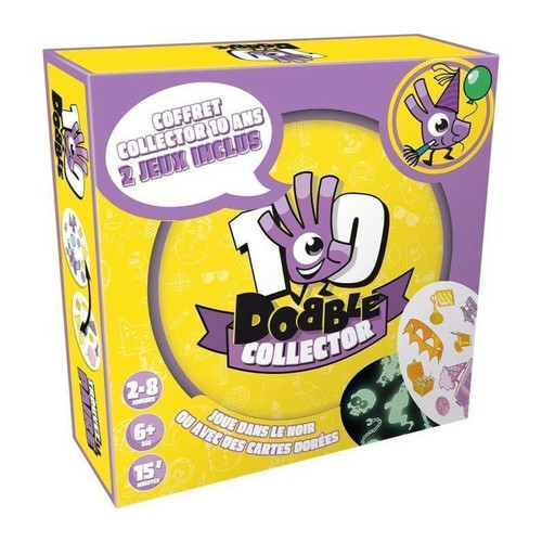 Jeux d'adresse Asmodee Dobble Collector 10 ans