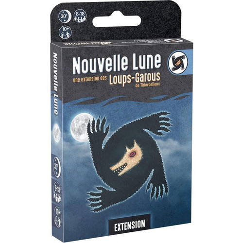 Asmodee - Jeu d'ambiance Asmodee Loups Garous Ext Nouvelle Lune Version Eco - Asmodee