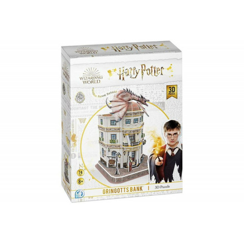 Asmodee - Puzzle 3D Asmodee Harry Potter La banque de Gringotts Asmodee  - Puzzles 3D